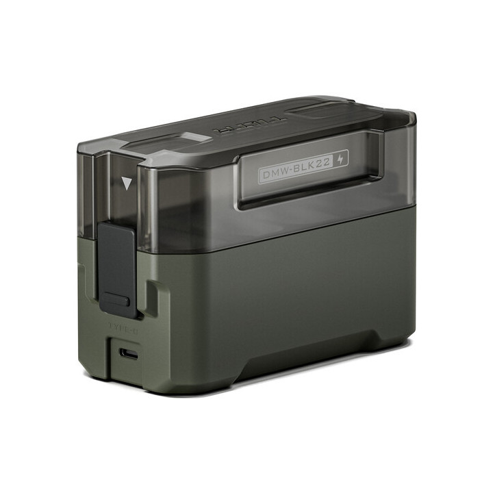 Tilta TBC-BLK22-GN - Portable Charging Station for DMW-BLK22 (4 Channel) - Green