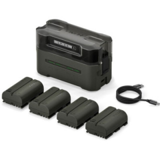 Tilta TBC-E6P-A-GN - LP-E6P Charging Station Battery Kit (2 Batteries) - Green