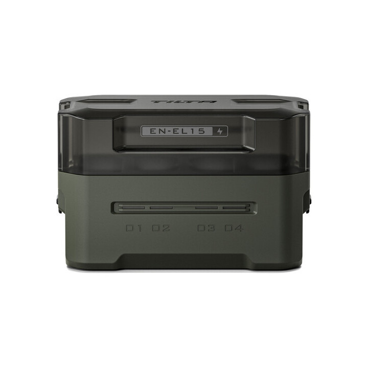 Tilta TBC-EL15C-A-GN - EN-EL15C Charging Station Battery Kit (2 Batteries) - Green