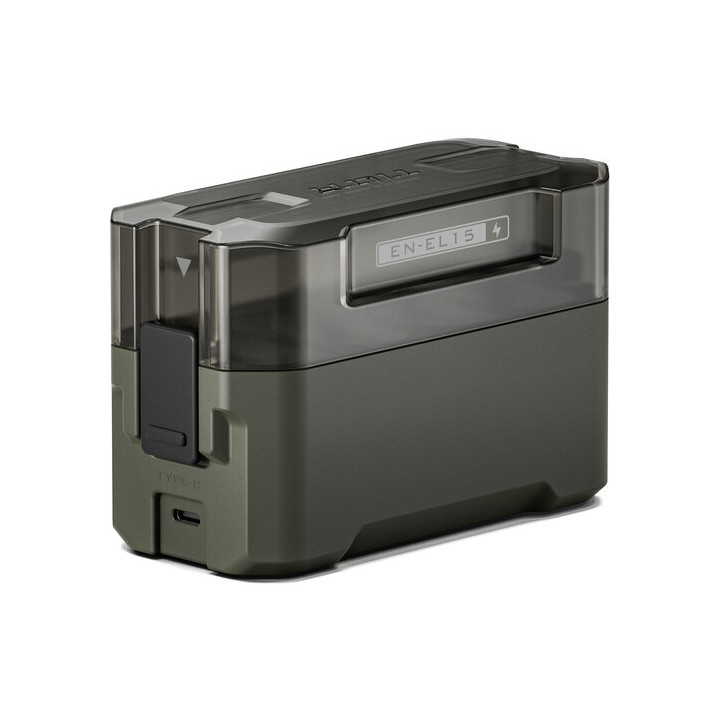 Tilta TBC-EL15C-B-GN - EN-EL15C Charging Station Battery Kit (4 Batteries) - Green