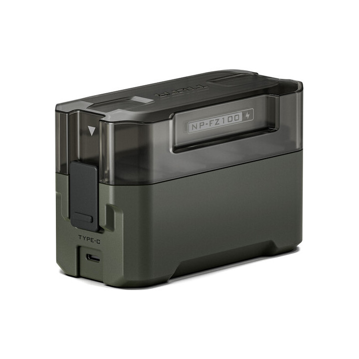 Tilta TBC-FZ100-A-GN - NP-FZ100 Charging Station Battery Kit (2 Batteries) - Green