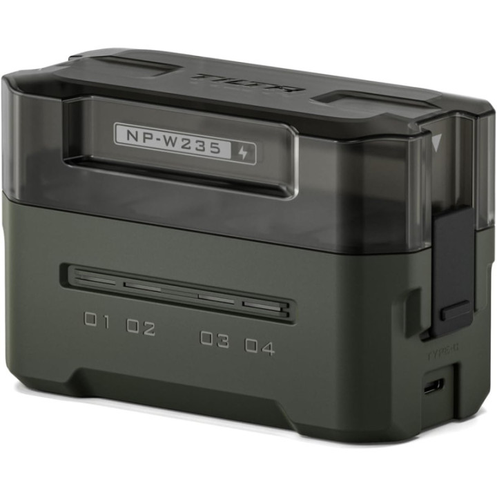 Tilta TBC-W235-A-GN - NP-W235 Charging Station Battery Kit (2 Batteries) - Green