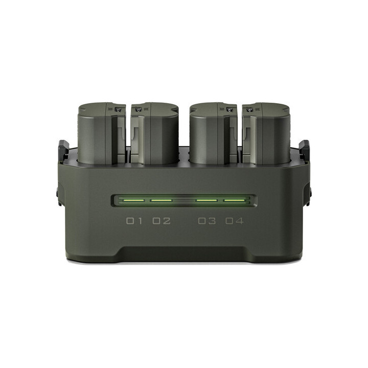 Tilta TBC-W235-B-GN - NP-W235 Charging Station Battery Kit (4 Batteries) - Green