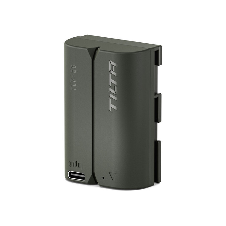 Tilta TLP-E6P-GN - LP-E6P Battery with USB-C Input (2400mAh) - Green