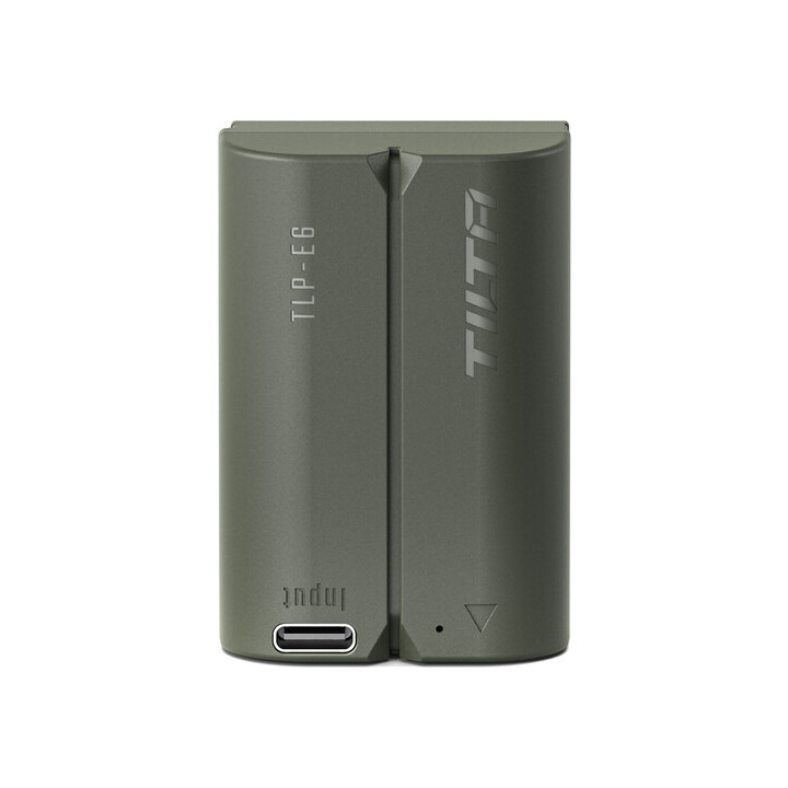 Tilta TLP-E6P-GN - LP-E6P Battery with USB-C Input (2400mAh) - Green