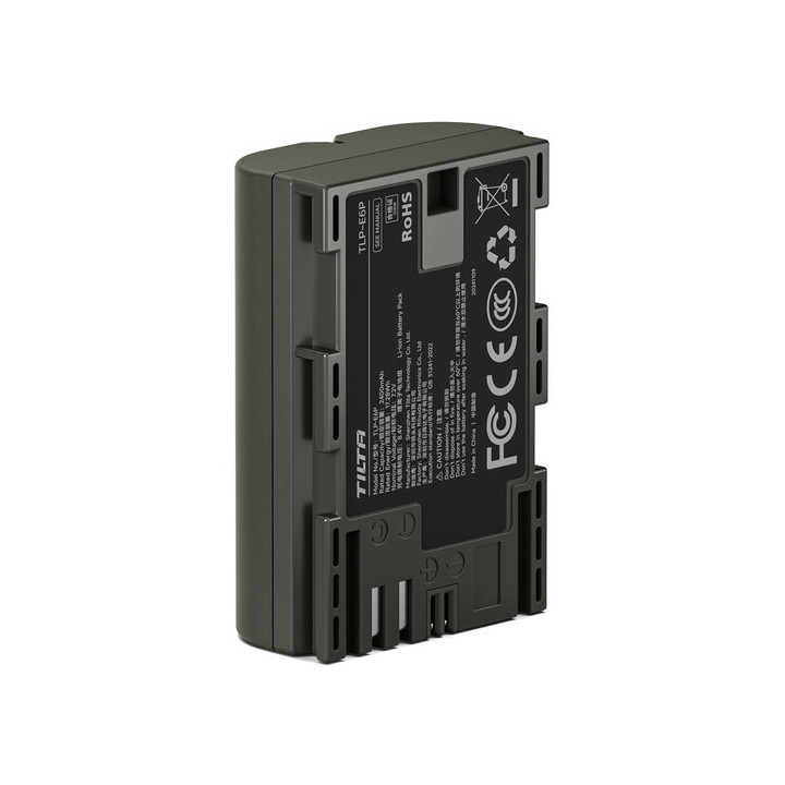 Tilta TLP-E6P-GN - LP-E6P Battery with USB-C Input (2400mAh) - Green