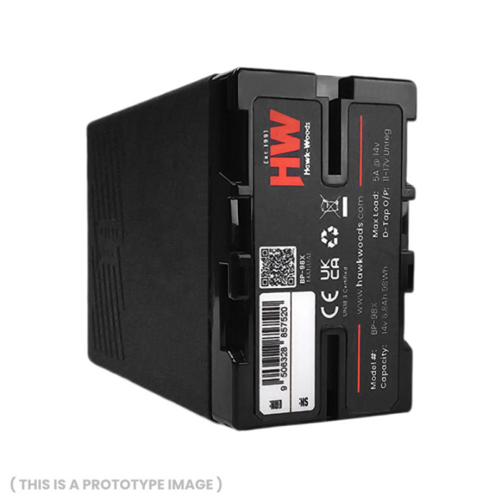 Hawkwoods BP-98X - 98Wh 14.4v Lithium-Ion Sony replacement BP-U battery