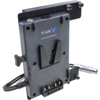 Hawkwoods VL-CFM2 - Arri Alexa Mini V-Lok side plate - 1x Power-Con, 1x Lemo2P