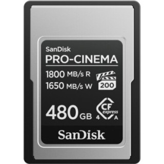 Sandisk SDCFEA-480G-GN4NN - 480GB PRO-CINEMA CFexpress Type A Memory Card