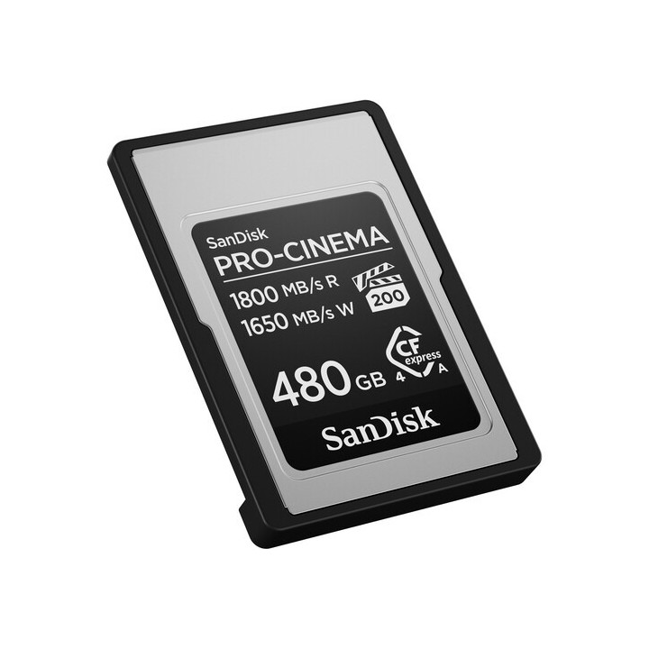 Sandisk SDCFEA-480G-GN4NN - 480GB PRO-CINEMA CFexpress Type A Memory Card
