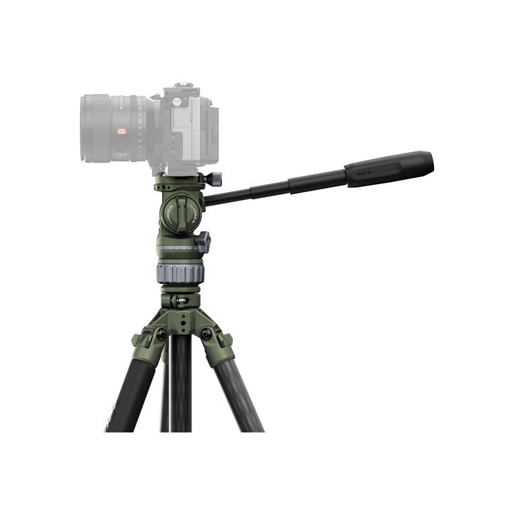 Tilta TT-VH05-FB-FG - Travel Video Fluid Head with Flat Base (5KG) - Forest Green
