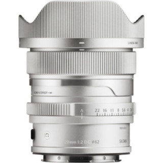 Sigma 4927 - 20mm F2,0 DG, Contemporary (L-Mount) (Silver)