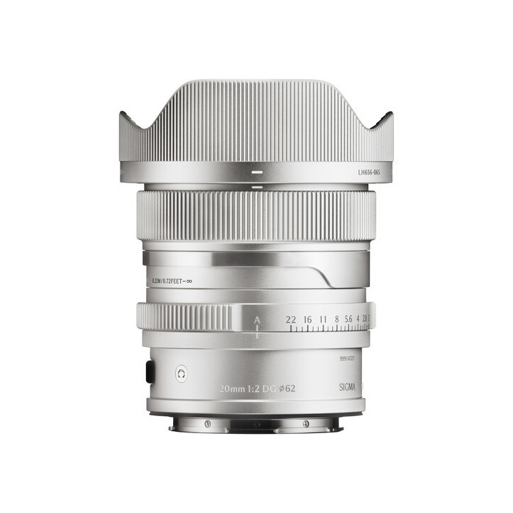 Sigma 4927 - 20mm F2,0 DG, Contemporary (L-Mount) (Silver)