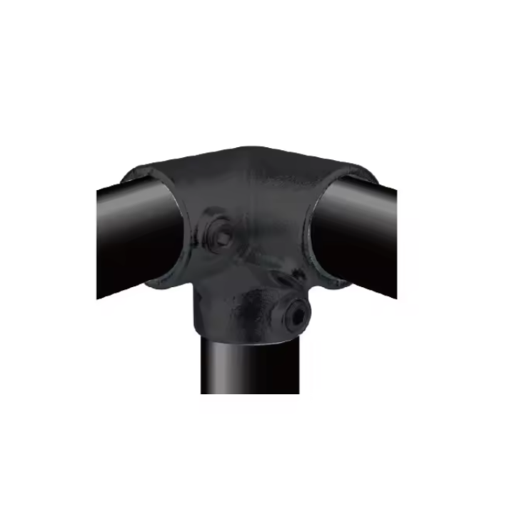 Kupo KPC-028B - PIPE CLAMP FOR DIA. 42MM TUBE, 3 WAY 90 DEGREE, BLACK