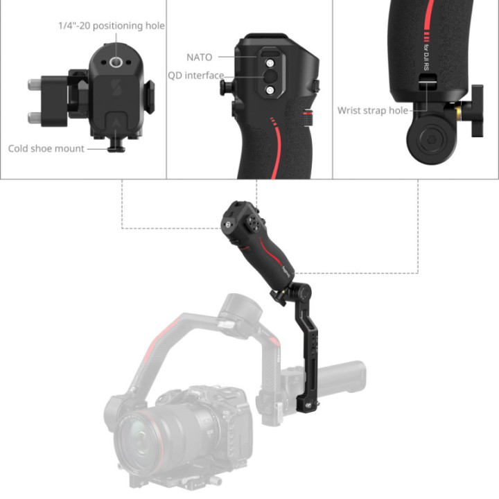 Smallrig 4326 - Focus Control Sling Handle for DJI RS Series
