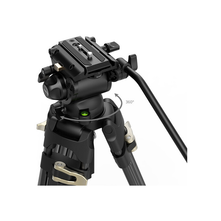 Smallrig 4686 - Heavy-Duty Fluid Head Tripod Kit AD-01S