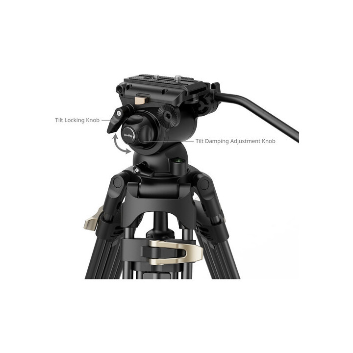 Smallrig 4686 - Heavy-Duty Fluid Head Tripod Kit AD-01S