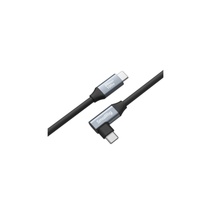 Smallrig 4791 - USB-C (Straight) to USB-C (Angled) Coiled Data Cable