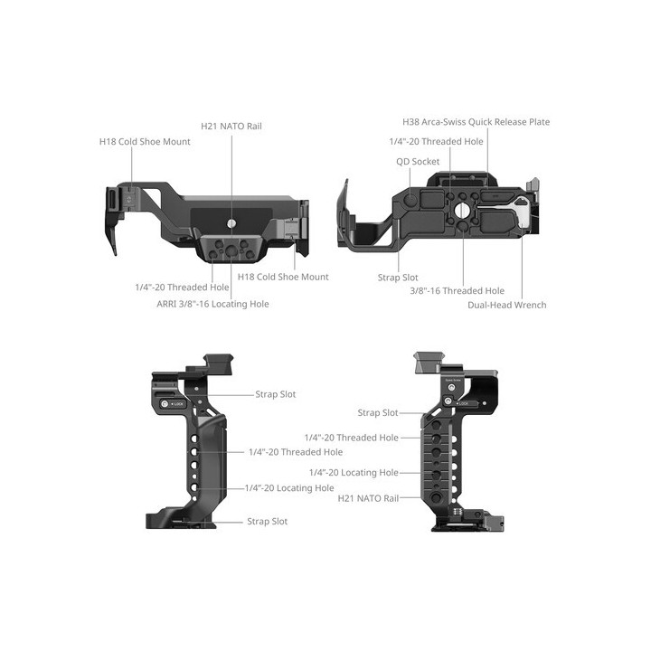 Smallrig 4903 - Cage Kit for Panasonic LUMIX S1R II