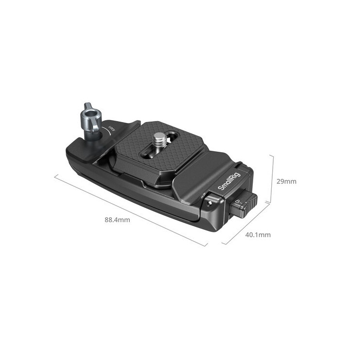 Smallrig 5053 - Camera Clip with Quick Release Mount Plate Kit