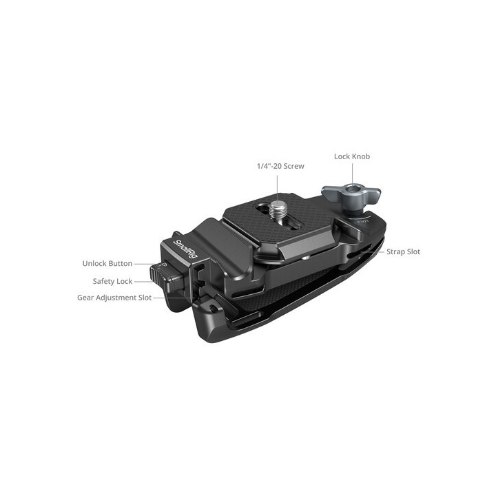 Smallrig 5053 - Camera Clip with Quick Release Mount Plate Kit