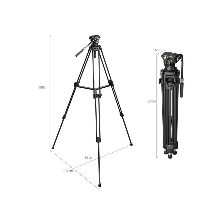 Smallrig 5111 - Heavy-Duty Tripod Kit AD-80S