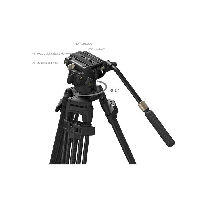 Smallrig 5111 - Heavy-Duty Tripod Kit AD-80S