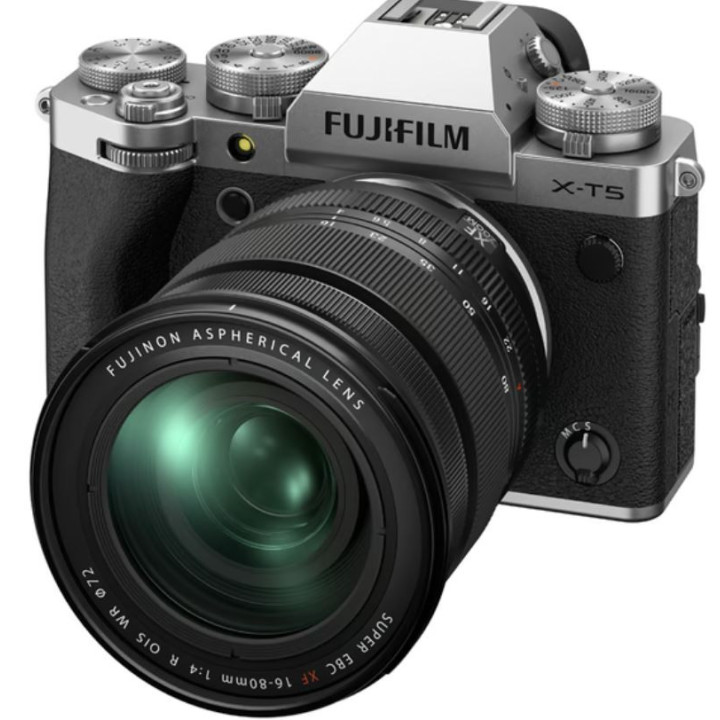 FUJIFILM X-T5 Silver Kit XF 16-80mm "Swiss Garantie"