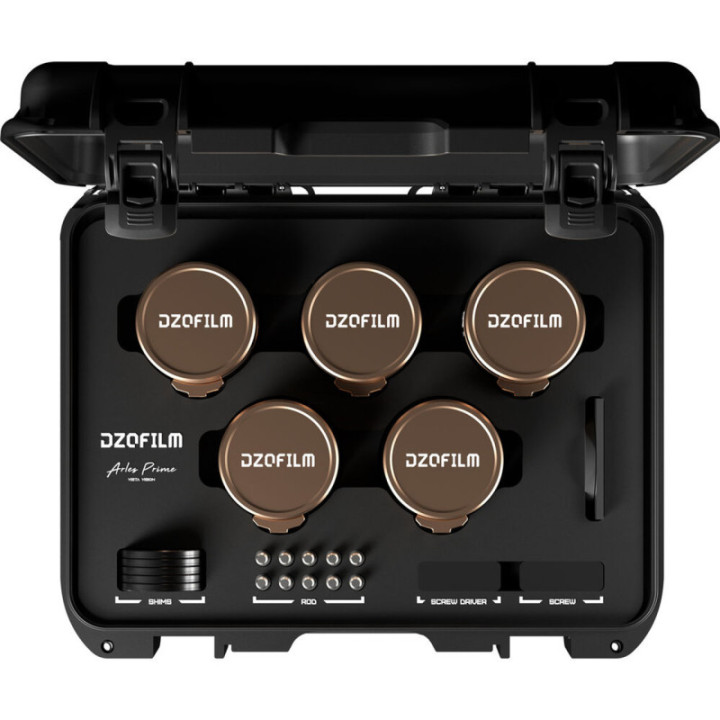 DZOFilm DZO-APG10PLM - Arles Lustre 14/21/25/35/40/50/75/100/135/180mm T1.6 FF/VV Prime Cine Lens Kit for PL (metric)