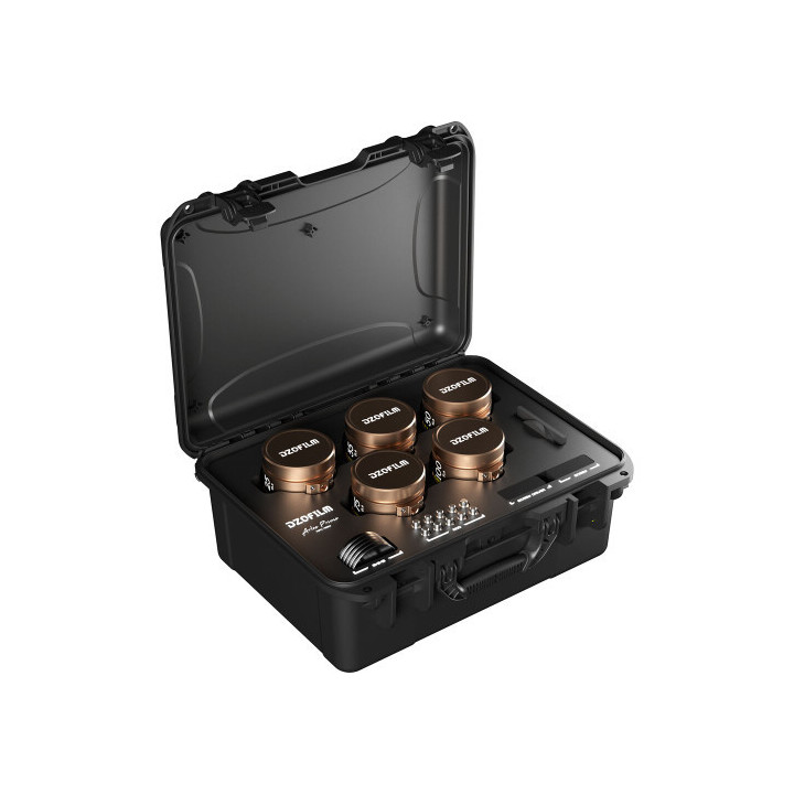 DZOFilm DZO-APG10PLM - Arles Lustre 14/21/25/35/40/50/75/100/135/180mm T1.6 FF/VV Prime Cine Lens Kit for PL (metric)