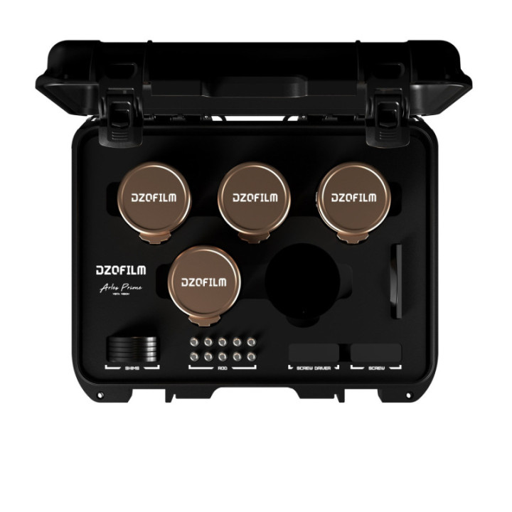 DZOFilm DZO-APG5BMPL - Arles Lustre 14/21/40/135/180mm T1.6 FF/VV Prime Cine Lens Kit for PL (metric)
