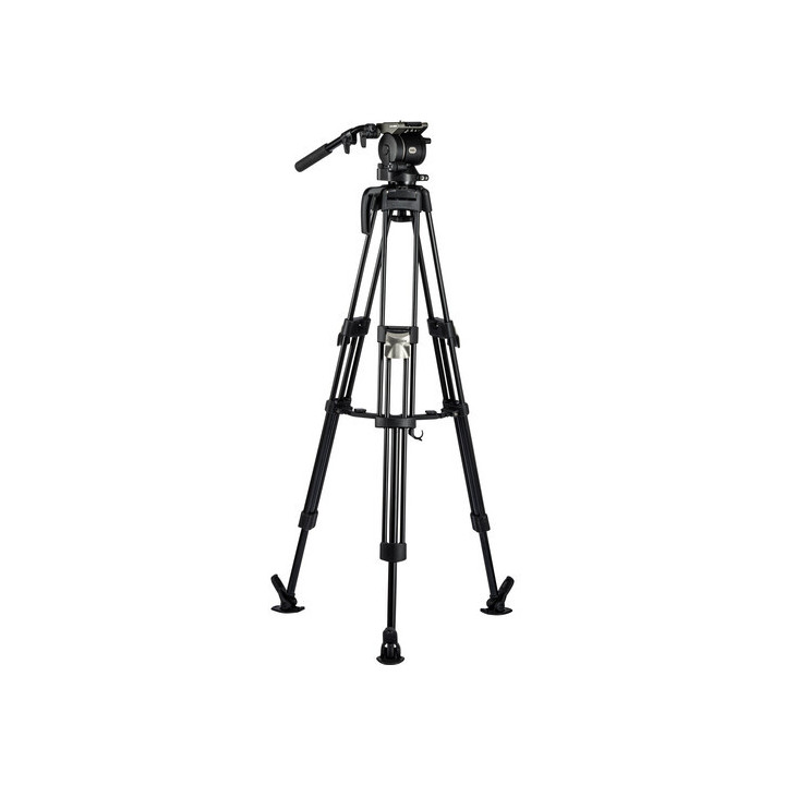 Libec HS-450MQ - Tripod System with H45 Head, Mid-Level Spreader, Rubber Feet & Case