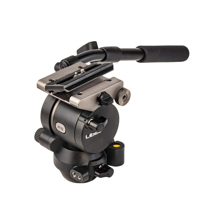Libec HS-250MQ - Tripod System with H25 Head, Mid-Level Spreader, Rubber Feet & Case
