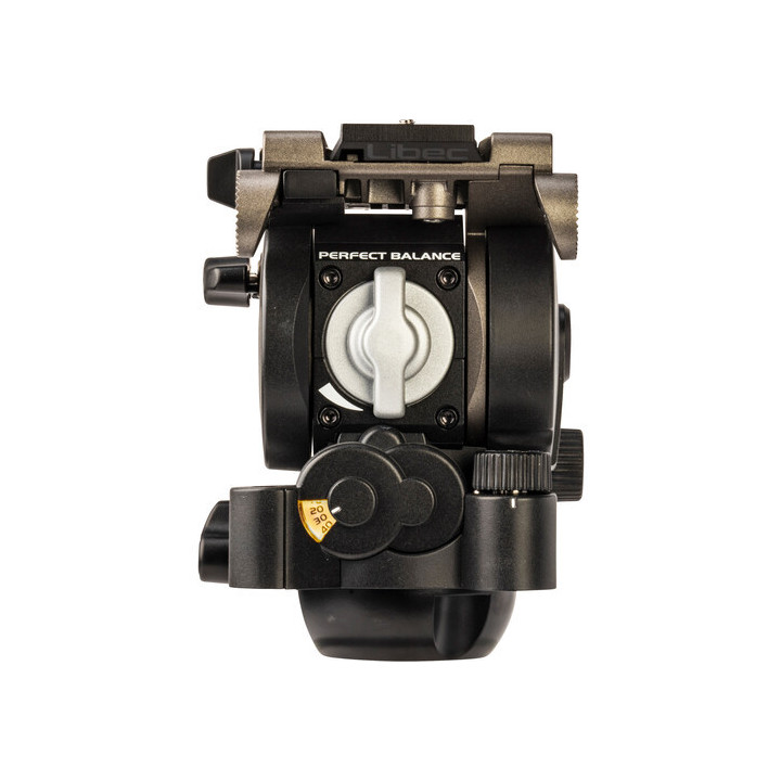 Libec HS-250MQ - Tripod System with H25 Head, Mid-Level Spreader, Rubber Feet & Case