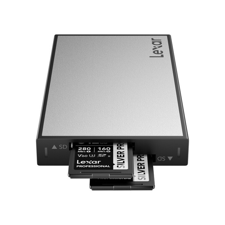 Lexar LPWF720N-4ANGL - PRO Workflow SD Dual-Slot Reader