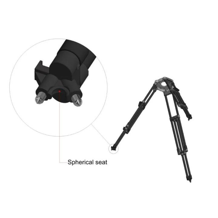 Cartoni KT724/R - Tripod  STUDIO - Flat base Levelling