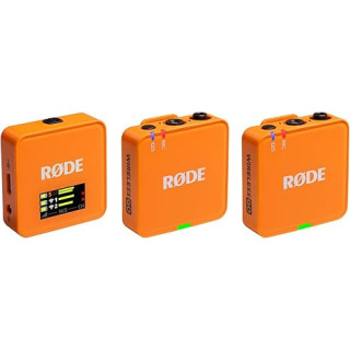 Rode WIGOGEN3ORA - Wireless GO Orange (Gen 3) - Digital 2-channel wireless system, orange