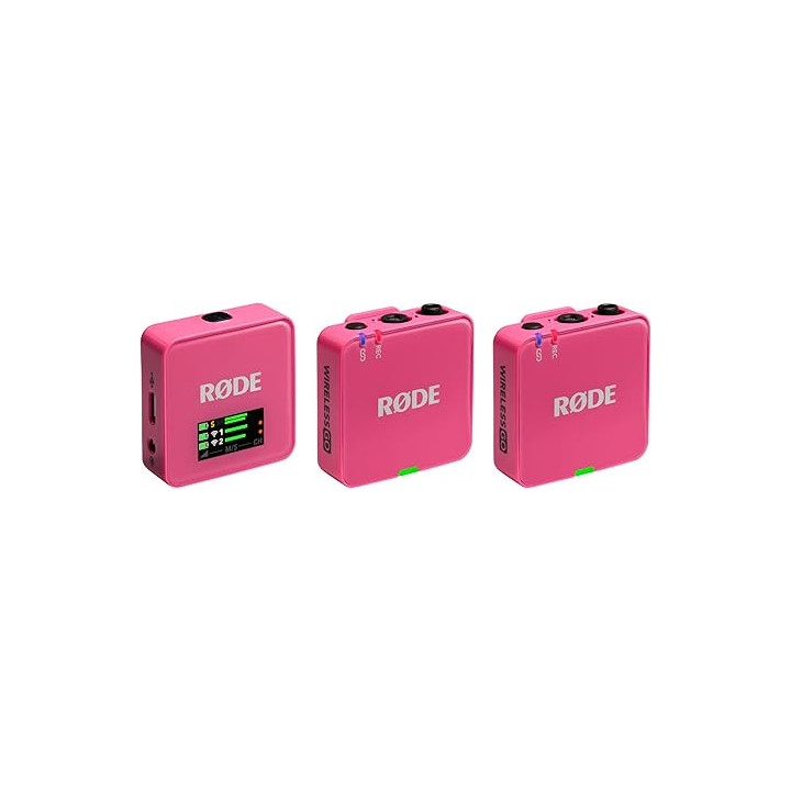 Rode WIGOGEN3PIN -  Wireless GO Pink (Gen 3) - Digital 2-channel wireless system, pink
