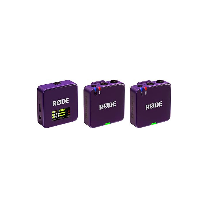 Rode WIGOGEN3PUR - Wireless GO Purple (Gen 3) - Digital 2-channel wireless system, purple