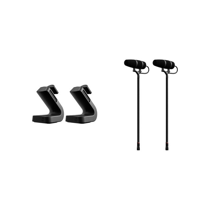 DPA Microphones 4099-DP-1-101-P - 4099 CORE+ Supercardioid Instrument Microphone Stereo System Kit for Piano (Loud SPL, Pair)