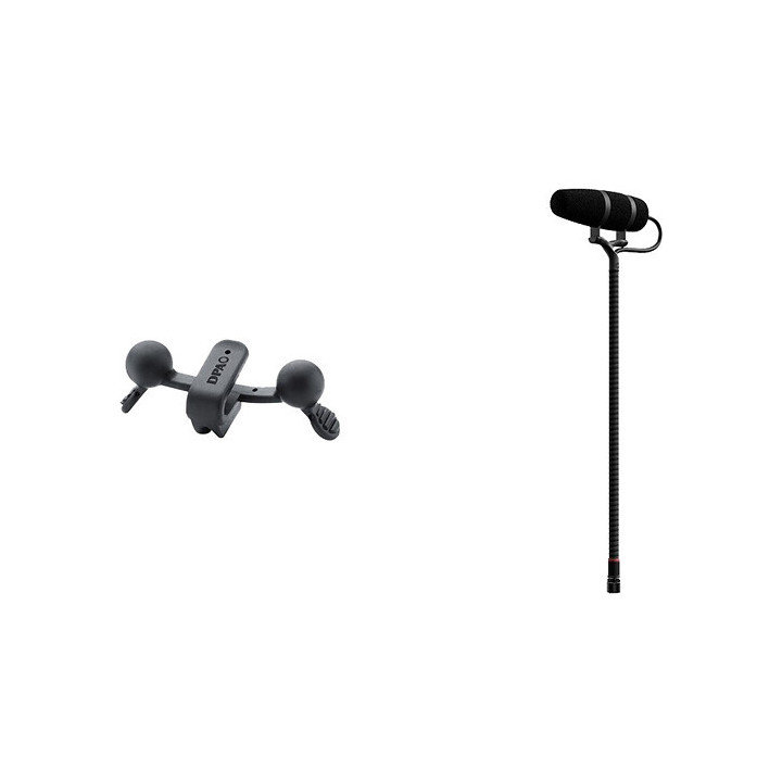 DPA Microphones 4099-DP-1-199-S - 4099 CORE+ Supercardioid Instrument Microphone with Saxophone Clip (Loud SPL)