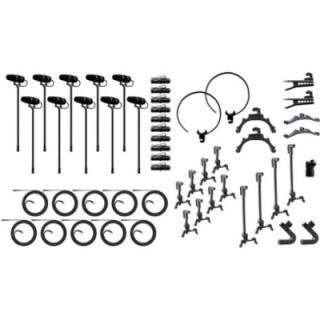 DPA Microphones KIT-4099-DP-10C - 4099 CORE+ Classic Touring Kit, 10 Mics + Accessories, Loud SPL, Pelicase