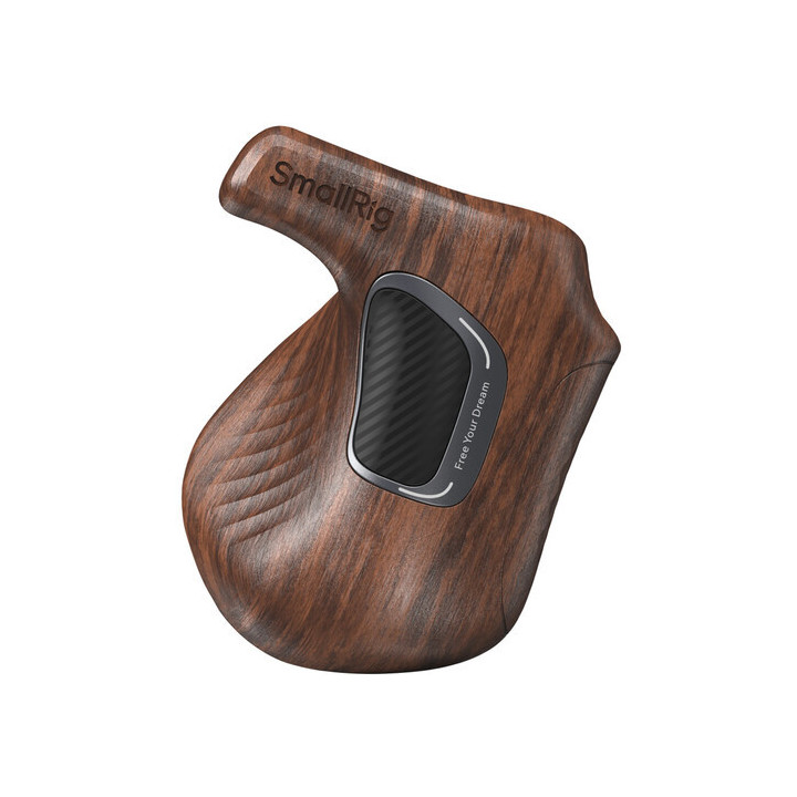 SmallRig 5161 - "ImageGrip" Series Wooden Handle with NATO Clamp (Left Side)