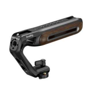 SmallRig 5250 - Wooden Top Handle with Cold Shoe Mount