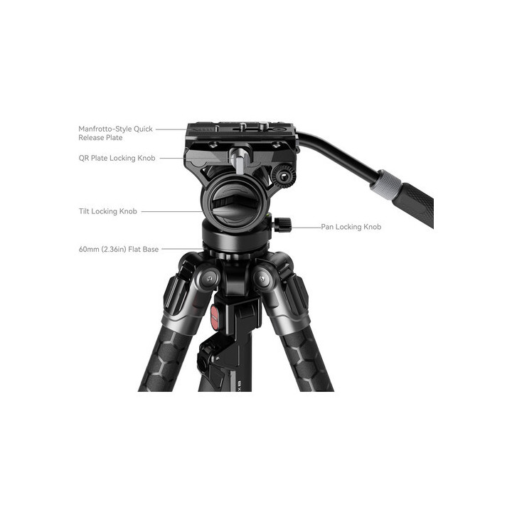 SmallRig 5305 - x Potato Jet TRIBEX SE Hydraulic Tripod