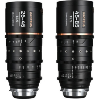 Laowa VE2645ZOOMBPLEFAM - Proteus Zoom 2X Anamorphic 2-Lens Bundle (26-45mm, 45-85mm) - Amber (Meters)