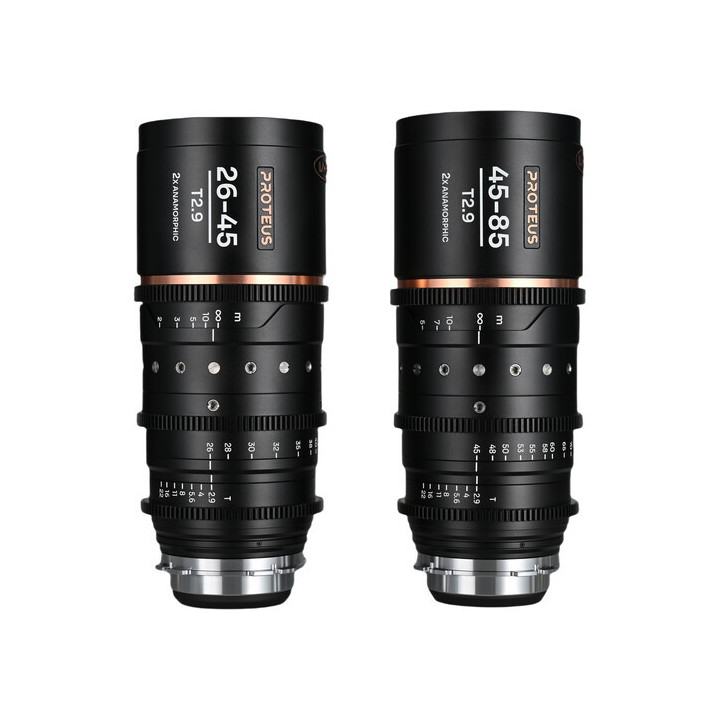 Laowa VE2645ZOOMBPLEFAM - Proteus Zoom 2X Anamorphic 2-Lens Bundle (26-45mm, 45-85mm) - Amber (Meters)