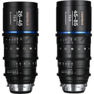 Laowa VE2645ZOOMBPLEFBM - Proteus Zoom 2X Anamorphic 2-Lens Bundle (26-45mm, 45-85mm) - Blue (Meters)