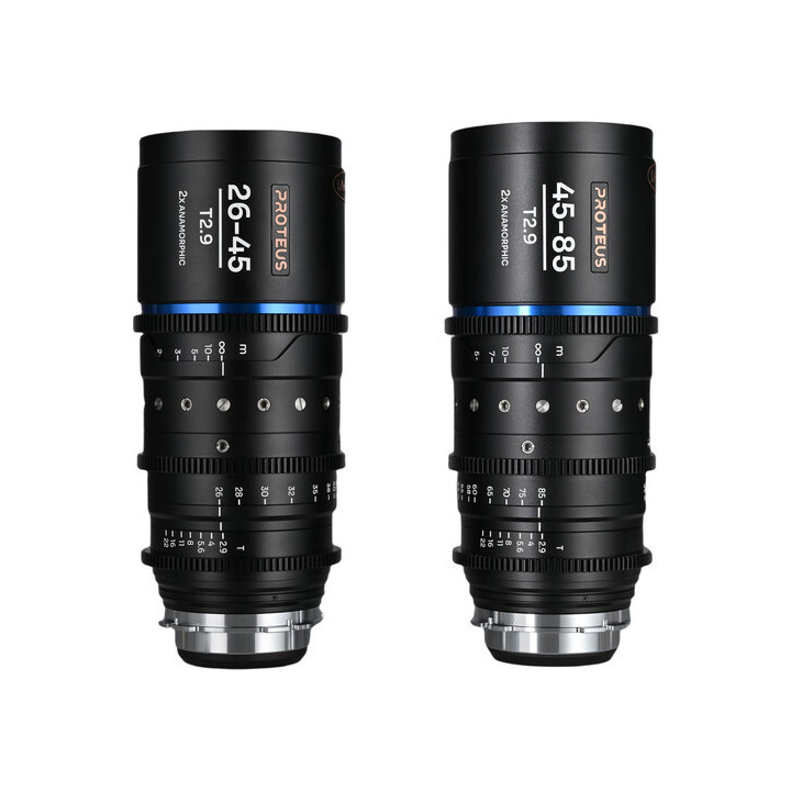 Laowa VE2645ZOOMBPLEFBM - Proteus Zoom 2X Anamorphic 2-Lens Bundle (26-45mm, 45-85mm) - Blue (Meters)