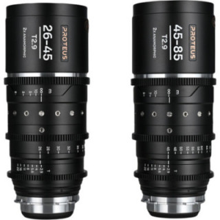 Laowa VE2645ZOOMBPLEFSM - Proteus Zoom 2X Anamorphic 2-Lens Bundle (26-45mm, 45-85mm) - Silver (Meters)